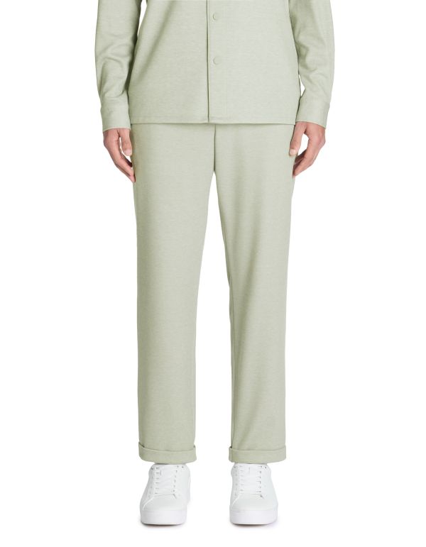 Pantalon slim coton stretch - vert