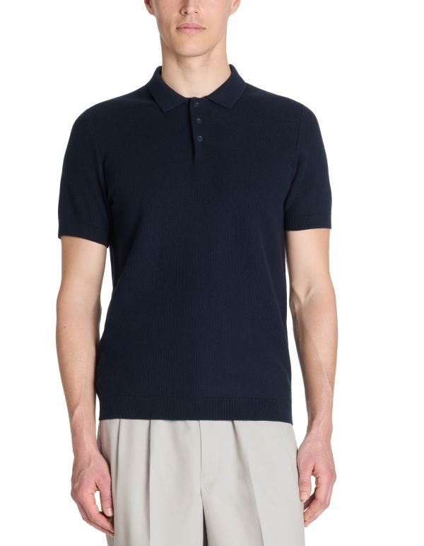 Polo regular 100% coton - marine