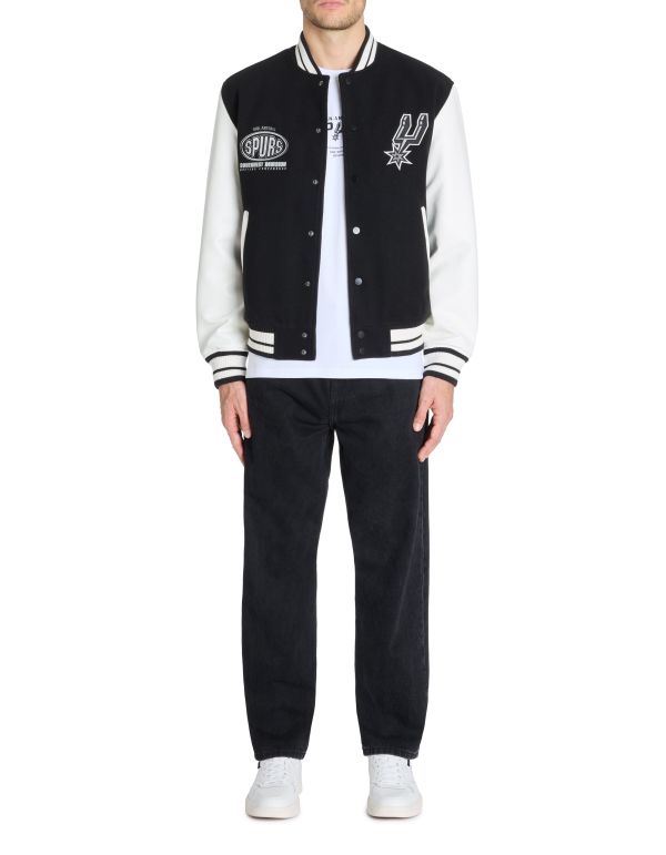 NBA - Blouson teddy noir