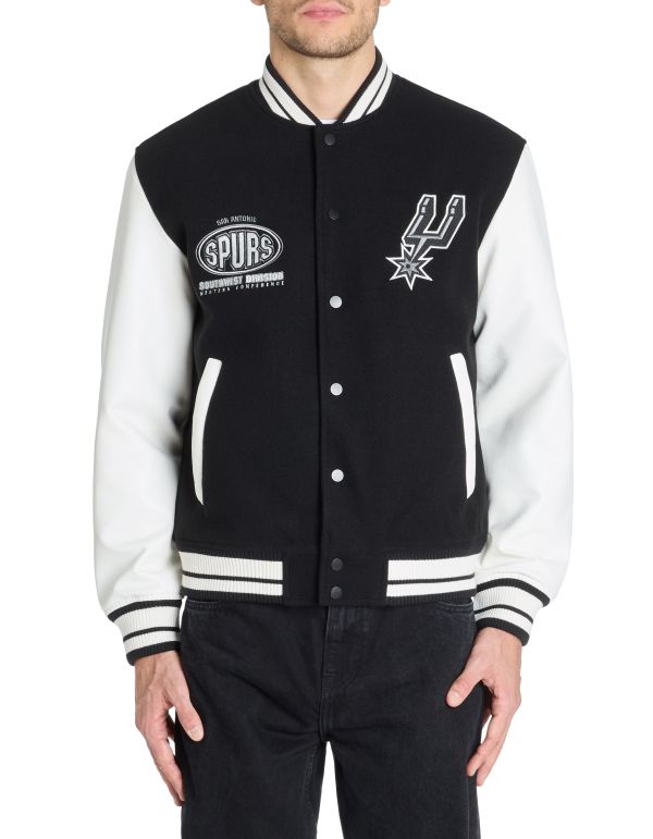NBA - Blouson teddy noir