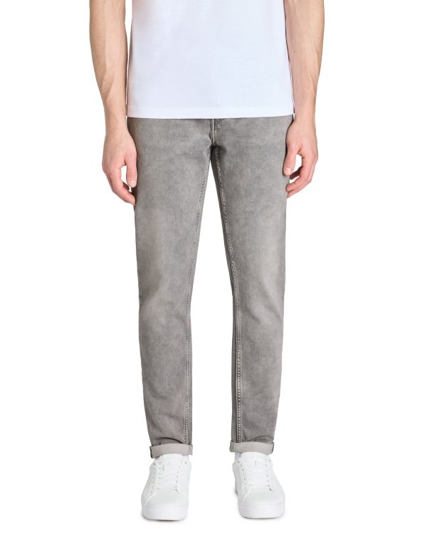 Jean slim coton stretch c25 - gris