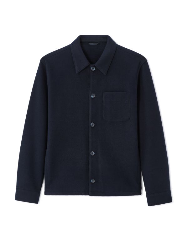 Veste maille non doublé - bleu foncé