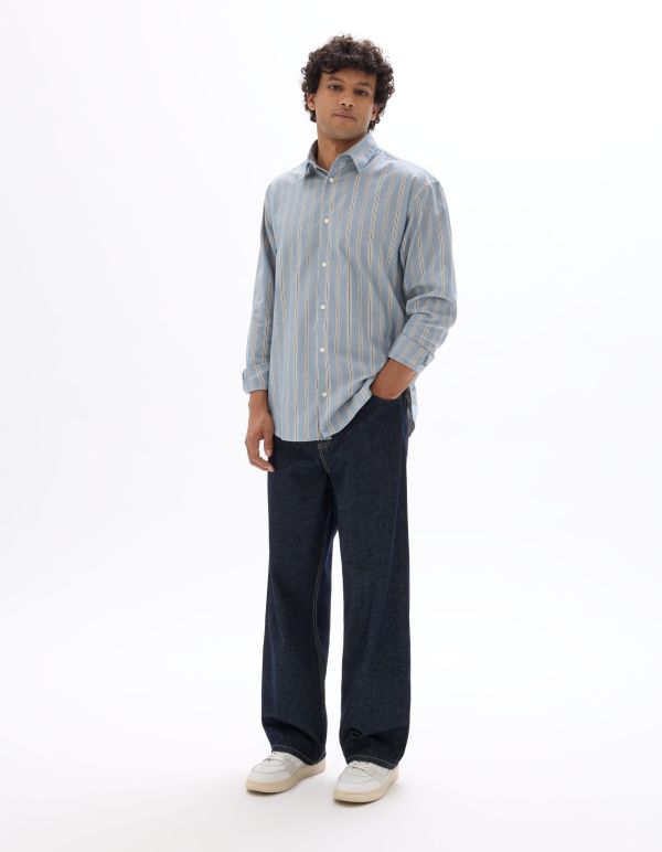 Jean baggy coton stretch - brut