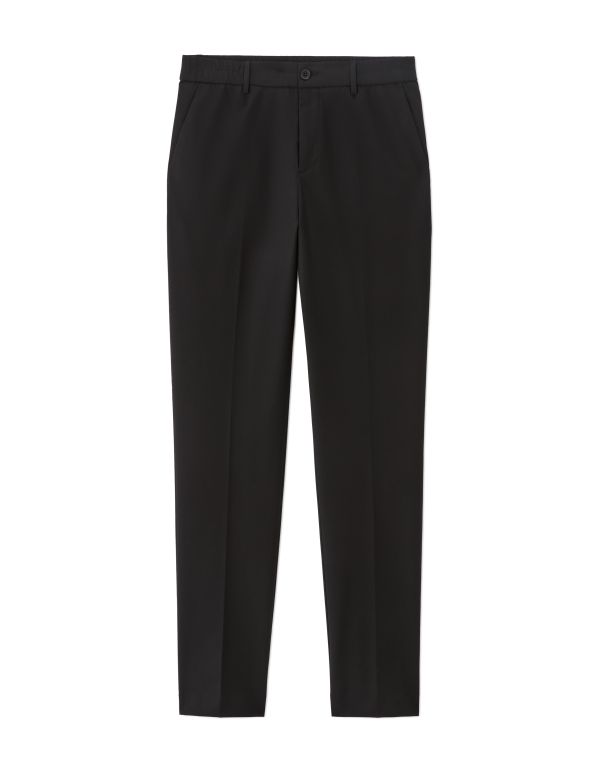 Pantalon chino straight Stretch - Noir