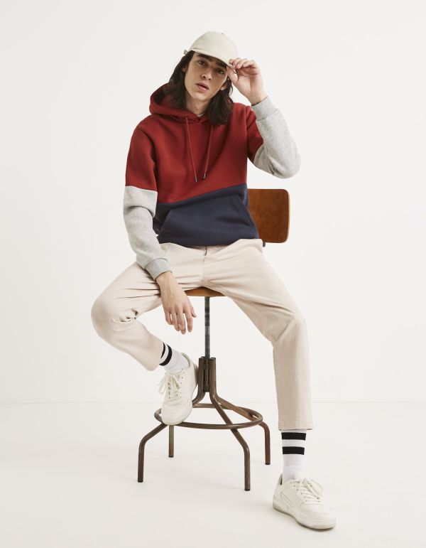 Sweat à capuche 100% coton