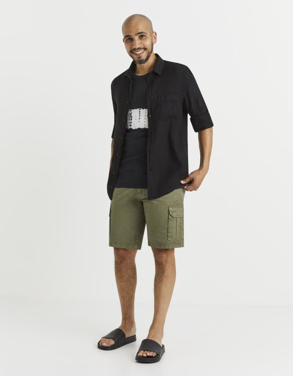 T-shirt col rond 100% coton