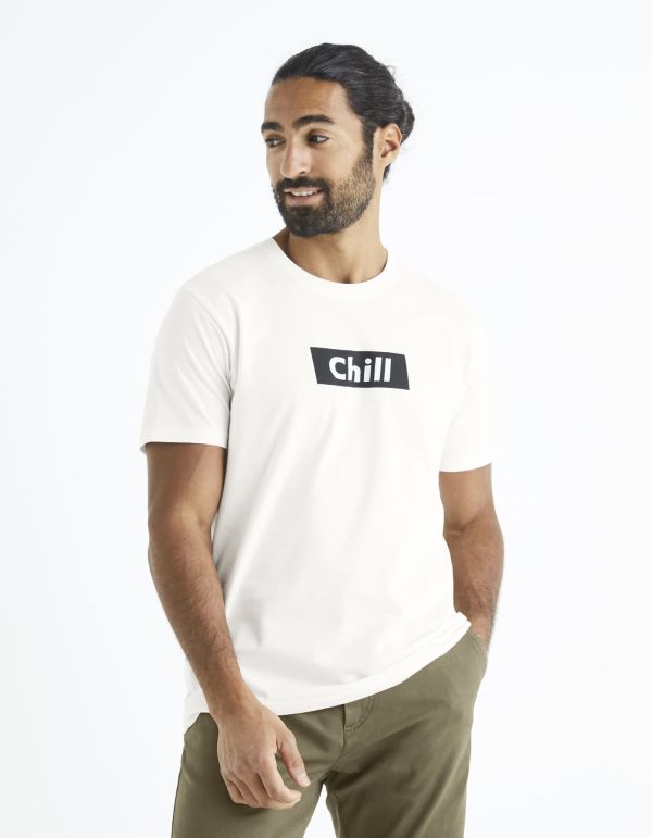 T-shirt col rond 100% coton