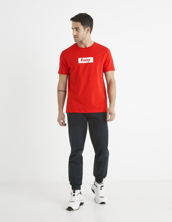 T-shirt col rond 100% coton