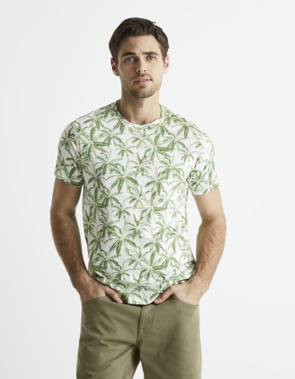 T-shirt col rond 100% coton