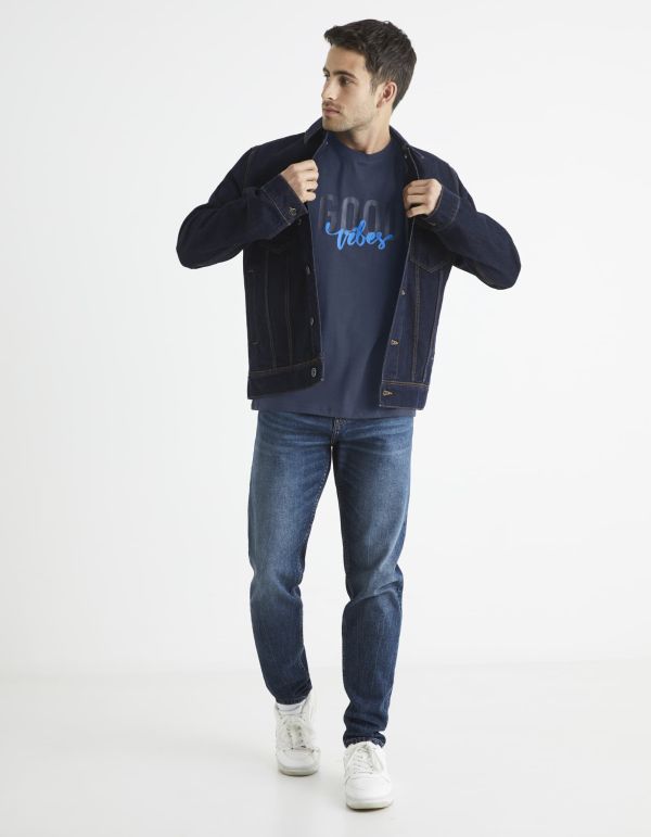 T-shirt col rond 100% coton