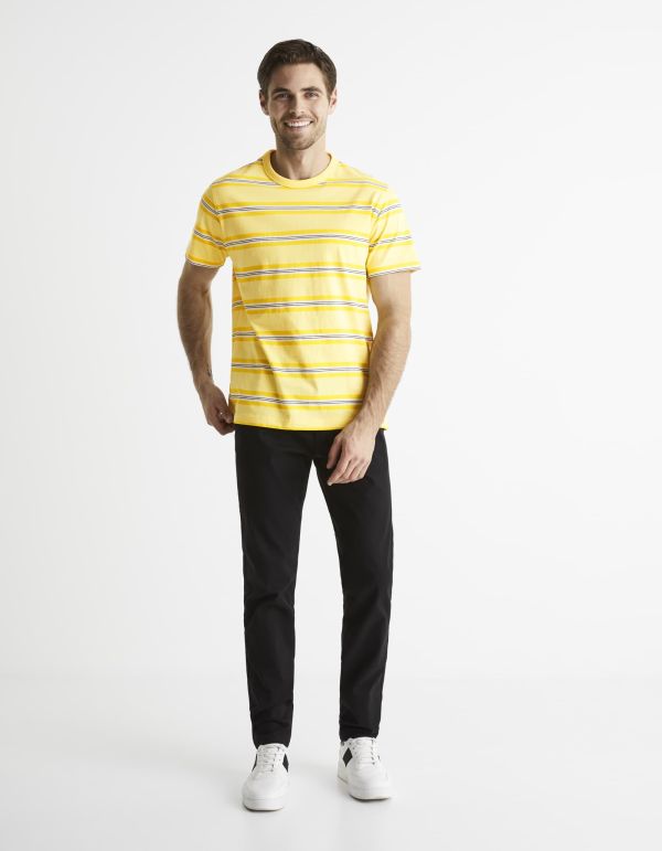 T-shirt col rond 100% coton