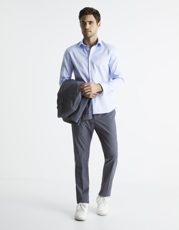 Pantalon CHAMBRAY lavable slim