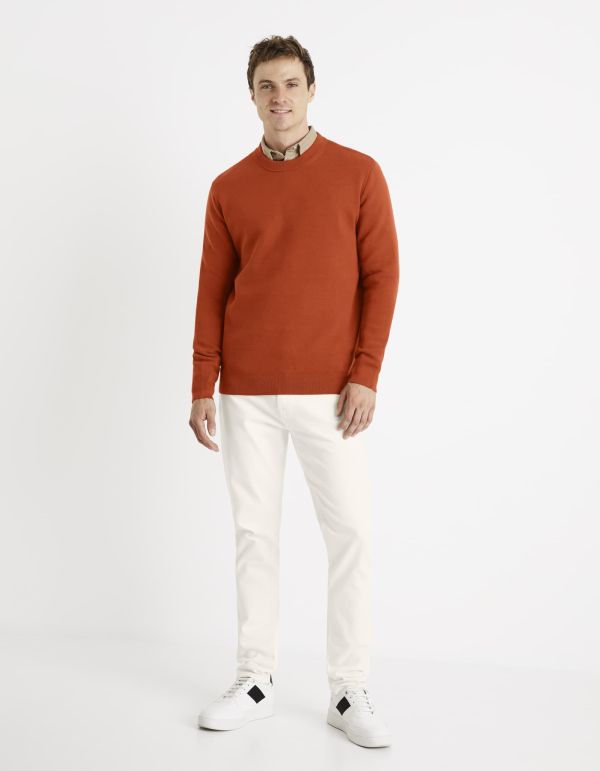 Chemise regular twill denim 100% coton - beige