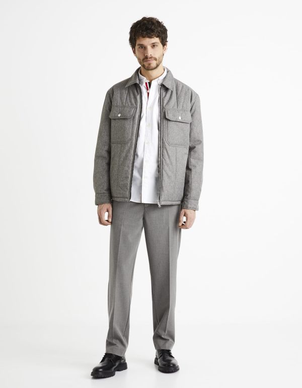 Chemise regular 100% coton - blanc