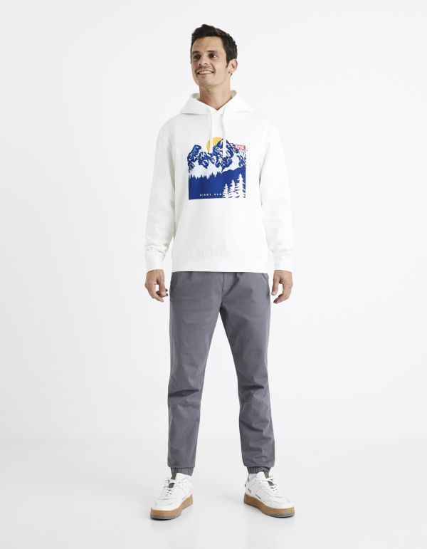 Sweat à capuche - blanc