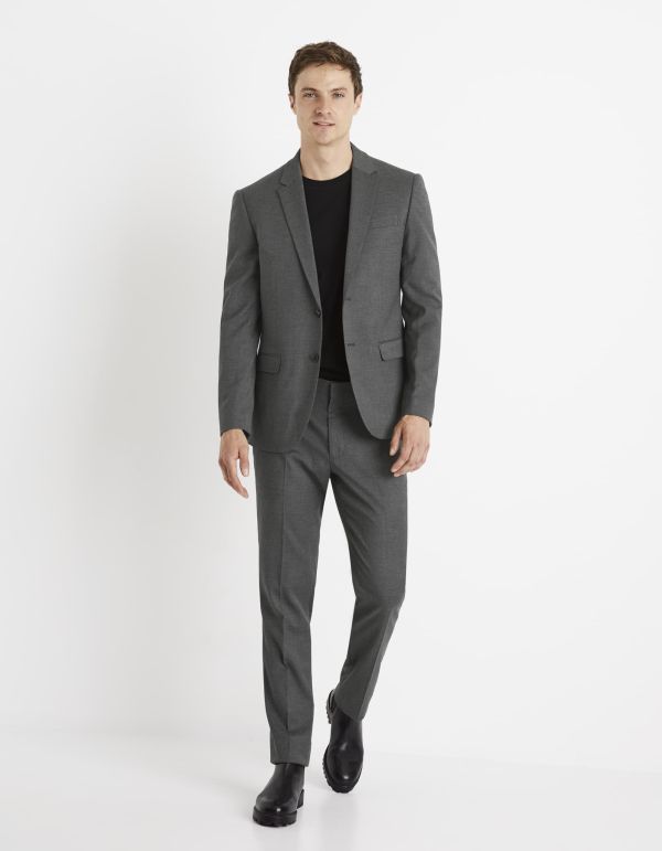 Pantalon de costume YAO slim - gris