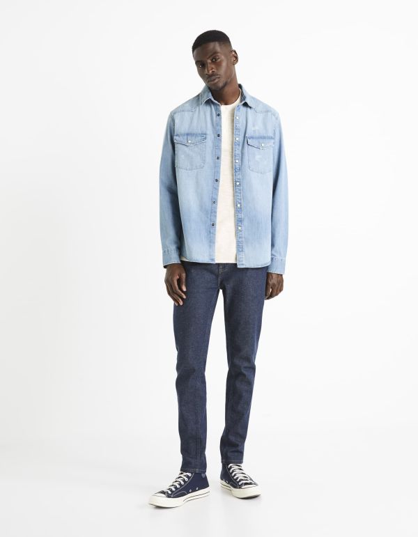 Chemise en jean regular - brut