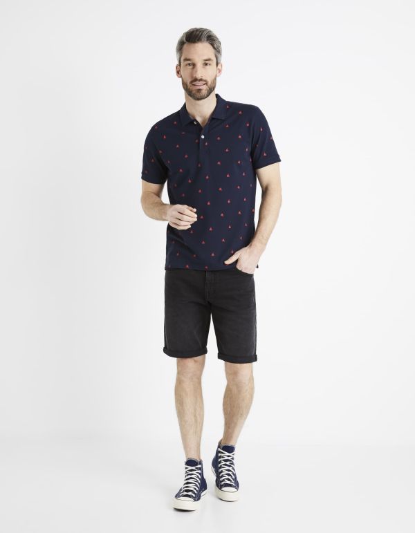 Polo piqué 100% coton - marine