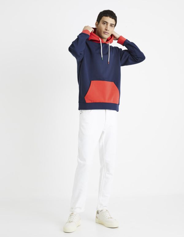 Sweat à capuche - marine