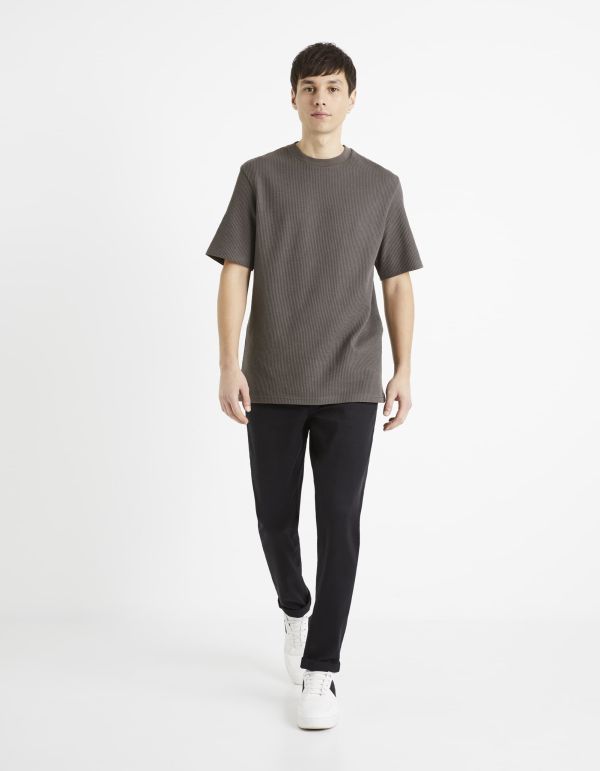 T-shirt col rond - anthracoal