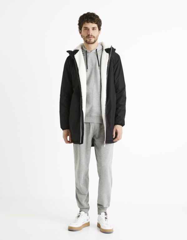 Pantalon de jogging 100% coton - gris