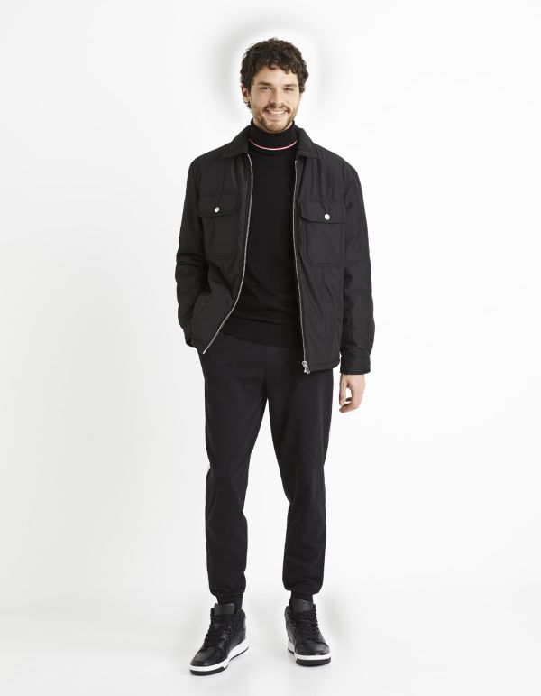 Surchemise paddée déperlante - noir