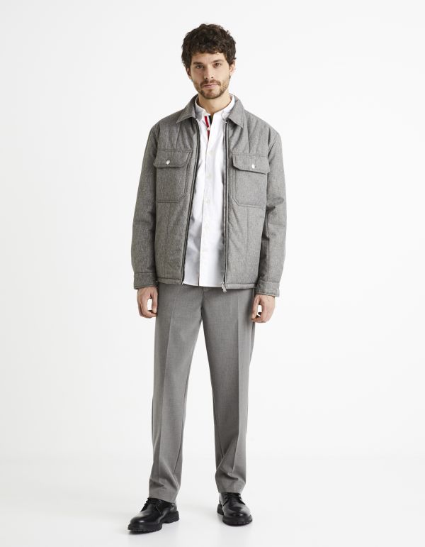 Surchemise paddée déperlante - gris