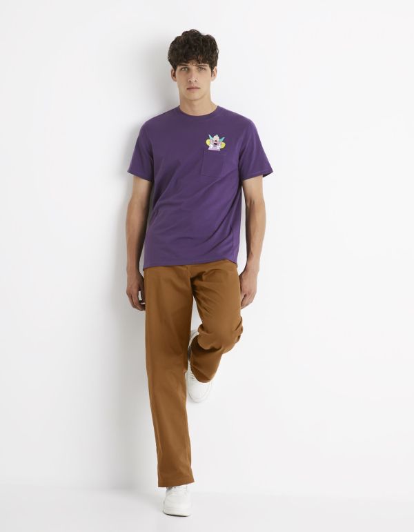 The Simpsons -T-shirt violet