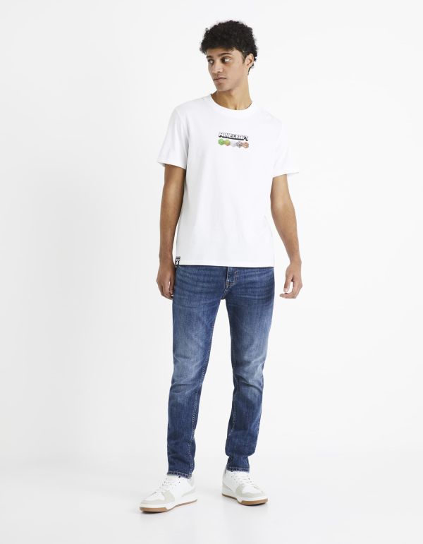 Minecraft - T-shirt blanc