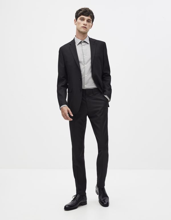 Chemise slim repassage facile