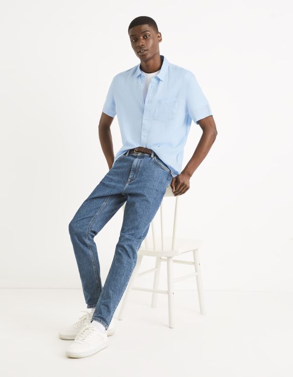 Chemise regular 100% lin