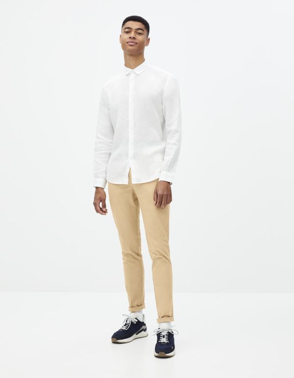 Chemise regular 100% lin