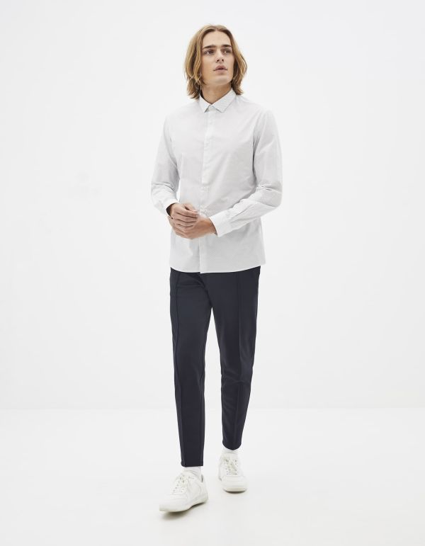 Chemise slim 100% coton