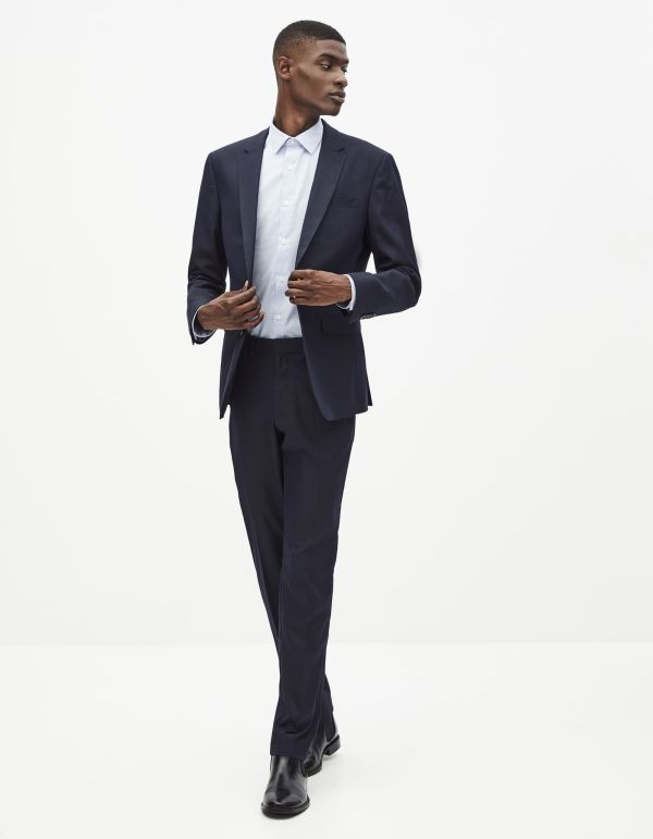 Chemise slim repassage facile