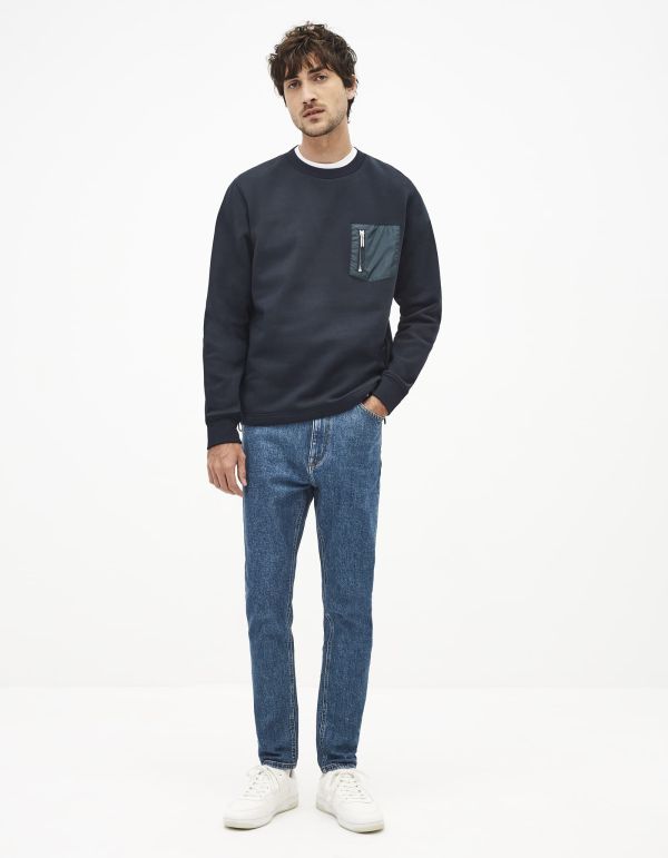 Sweat col rond 100% coton