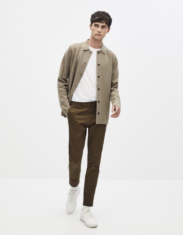 Cardigan col chemise