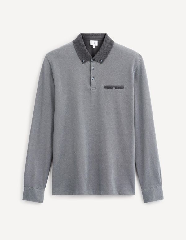Polo coton mélangé