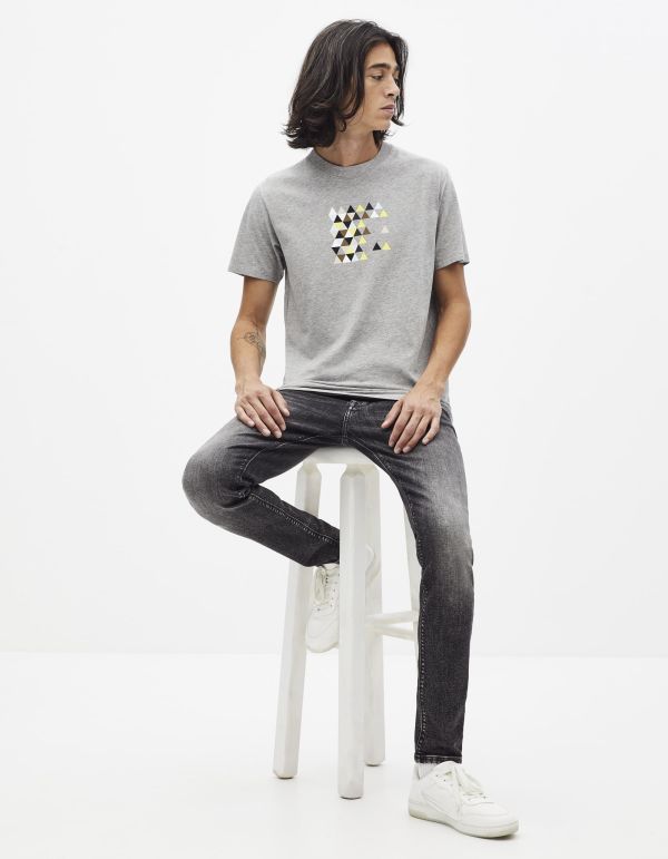 T-shirt col rond 100% coton