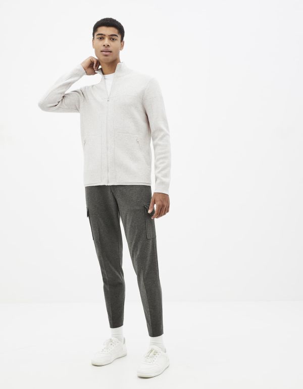 Gilet zippé 100% coton