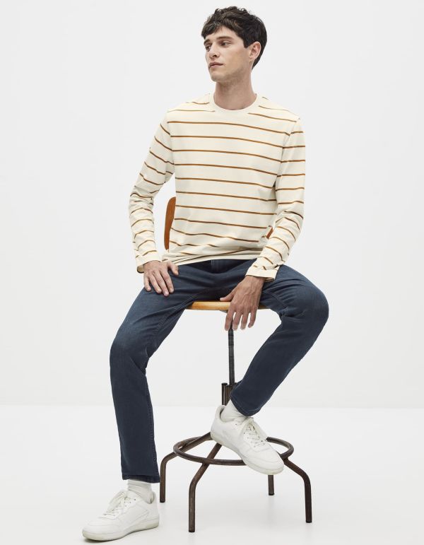 T-shirt 100% coton marinière