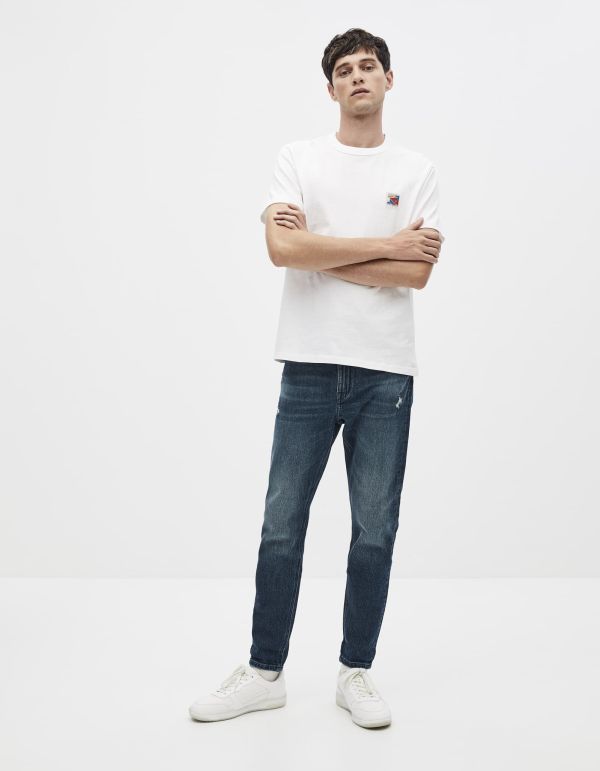 T-shirt col rond 100% coton