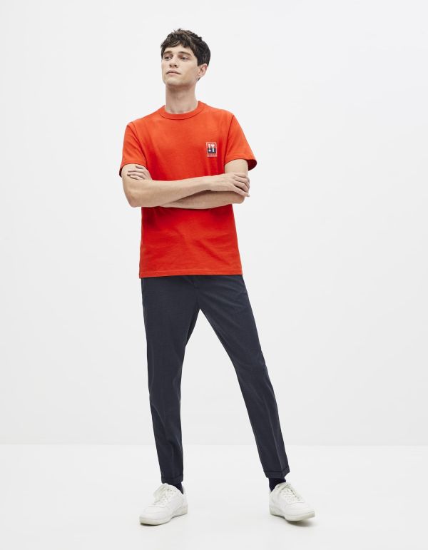 T-shirt col rond 100% coton