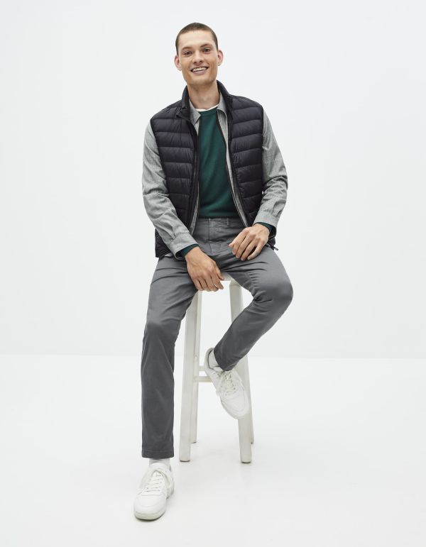 Doudoune light sans manches en vrai duvet