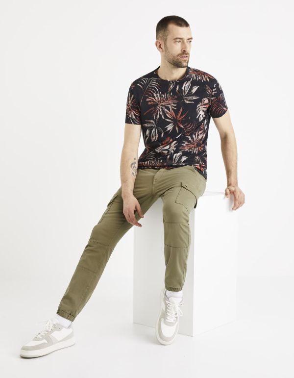 T-shirt col rond 100% coton