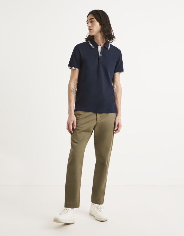 Polo piqué coton majoritaire