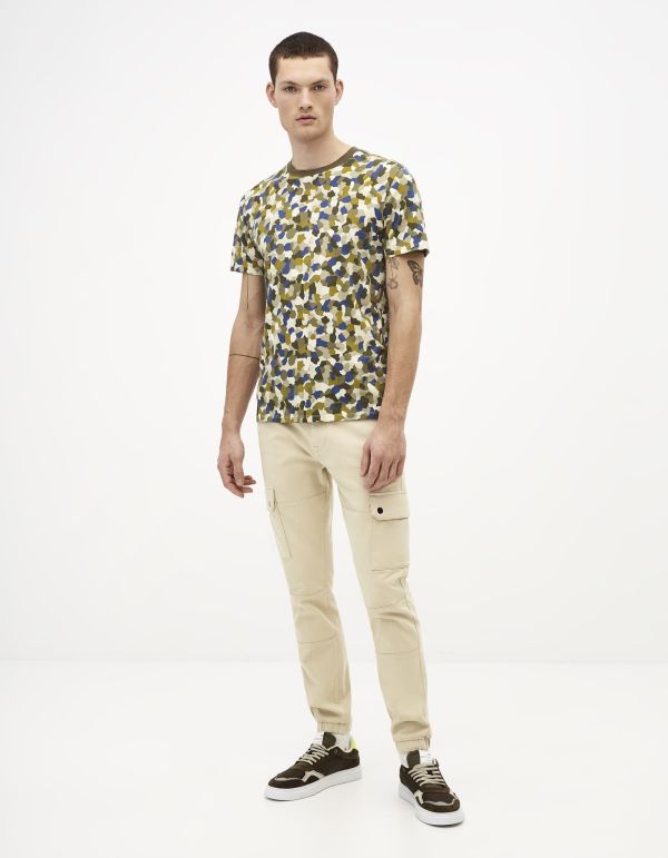 T-shirt col rond 100% coton