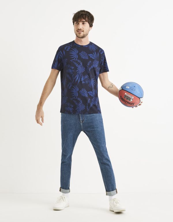 T-shirt col rond 100% coton