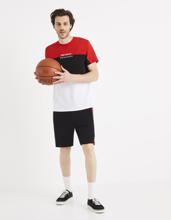 T-shirt col rond 100% coton