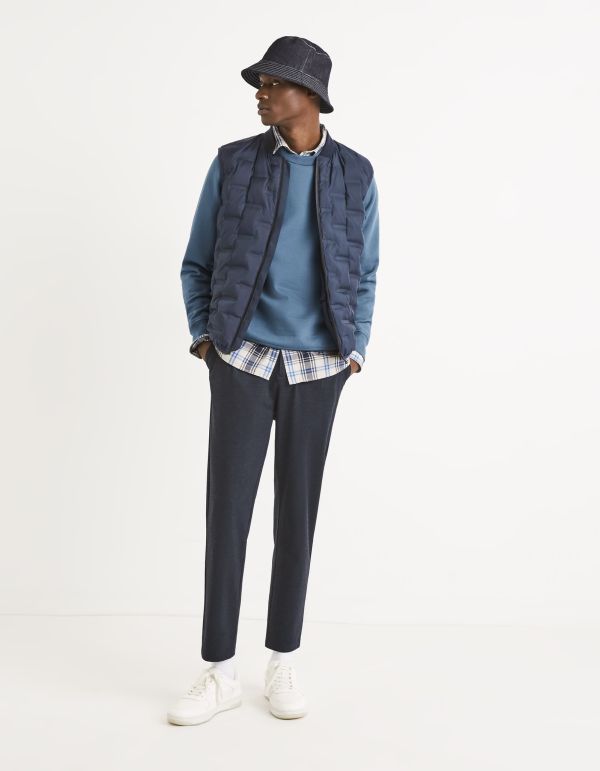 Sweat col rond coton mélangé