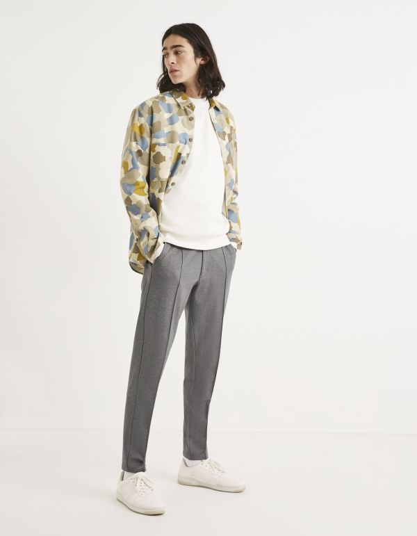 Sweat col rond coton mélangé